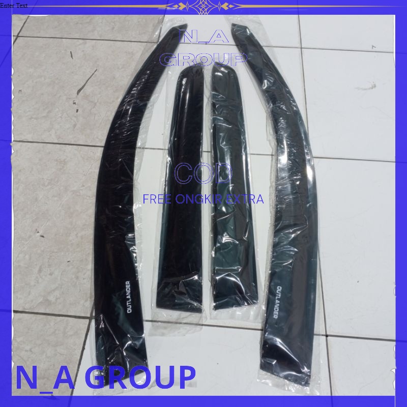 Jual Talang Air Mobil Mitsubishi Outlander Model Slim Cembung Full M Shopee Indonesia