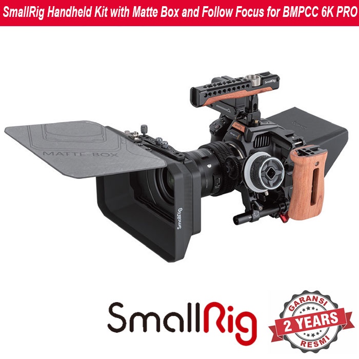 Jual SmallRig Handheld Kit with Matte Box and Follow Focus for BMPCC 6K