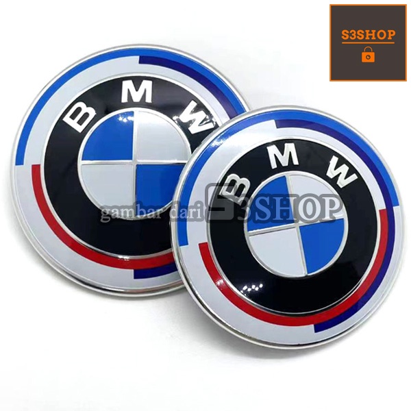 Jual Emblem BMW Anniversary E30 E34 E36 E39 E46 Kap Bagasi 82mm 74mm ...
