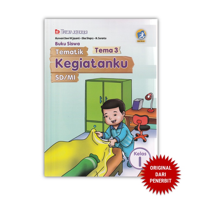 Jual Buku Tematik Kelas I SD Tema 3 Kurikulum 13 - Buku SK Rev ...