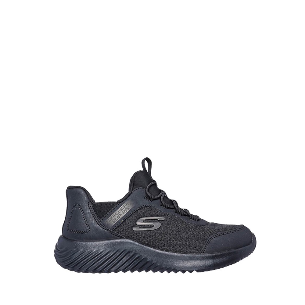 Jual Skechers Slip-Ins Bounder Boy's Shoes - Black | Shopee Indonesia