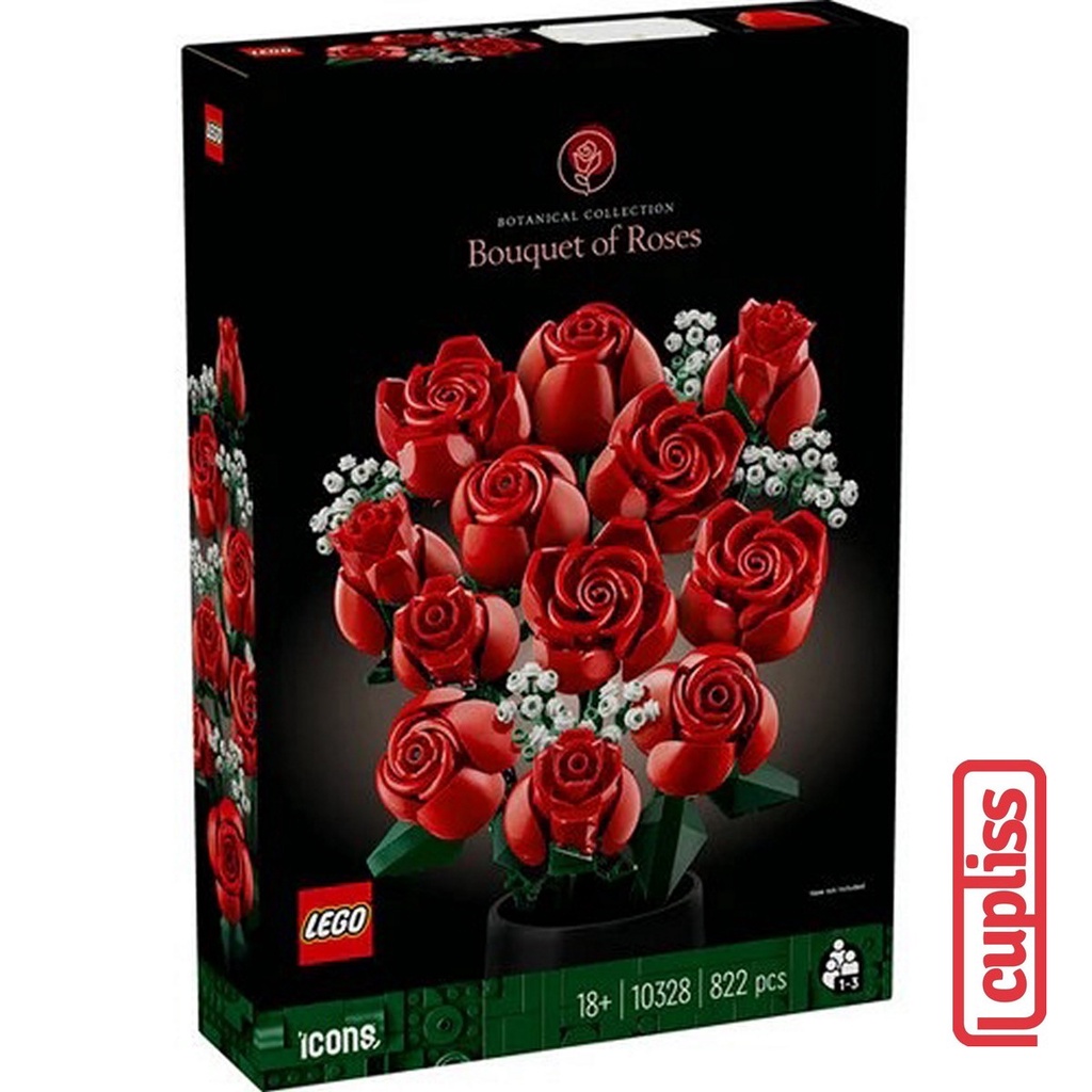 Jual LEGO Creator Botanical 10328 Bouquet of Roses | Shopee Indonesia