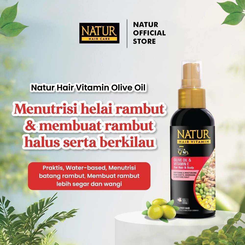 Jual New Packaging ! Natur Hair Vitamin Rambut Netto 80 Ml Series ...