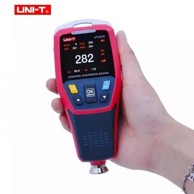 Jual Coating Thickness Tester UNI-T UT343D Paint Gauge UT-343D Meter ...