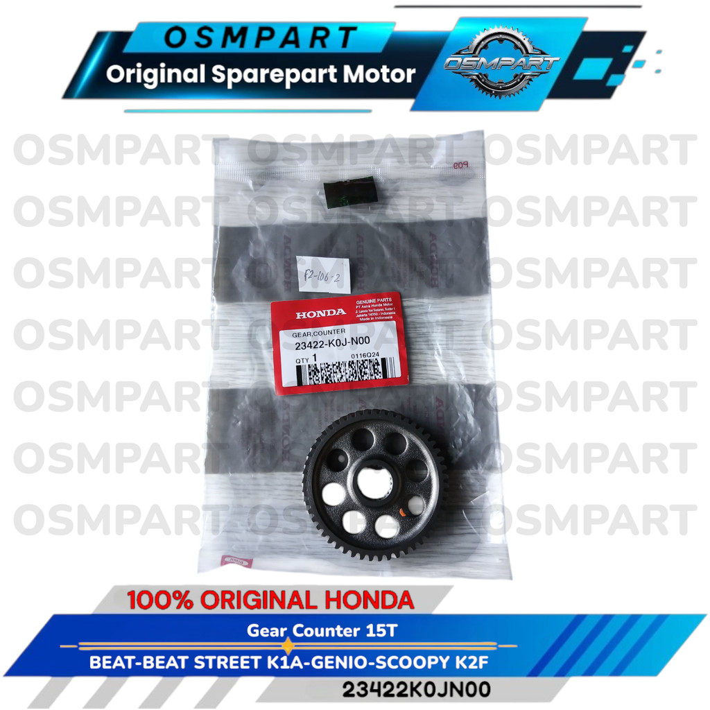Jual GEAR GIR GIGI RASIO BESAR 15T BEAT BEAT STREET K1A GENIO SCOOPY ...