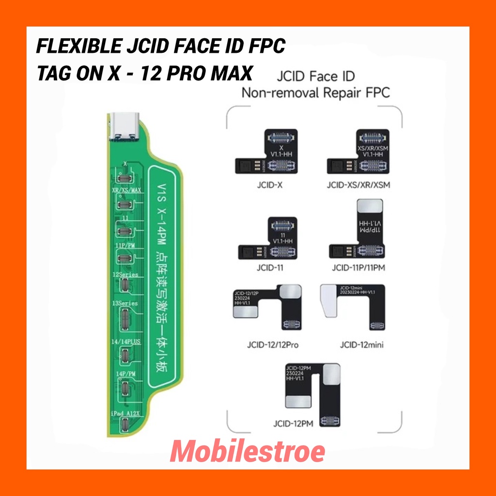Jual FLEXIBLE JCID FACE ID TAG ON REPAIR FPC FOR X - 12 PRO MAX ...