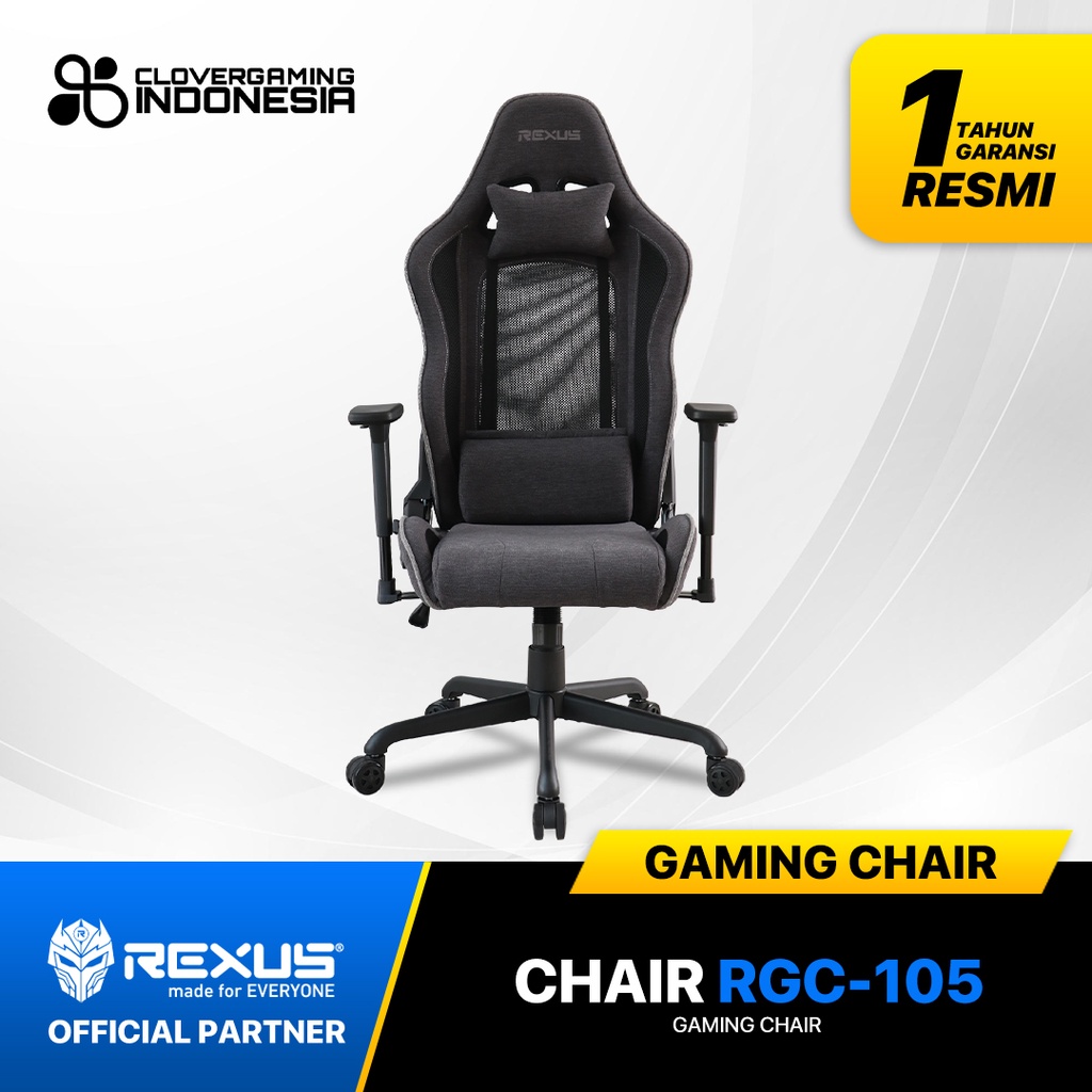 Jual Rexus RGC105 / RGC-105 2 ini 1 Hybrid Gaming Chair Kursi Kantor ...