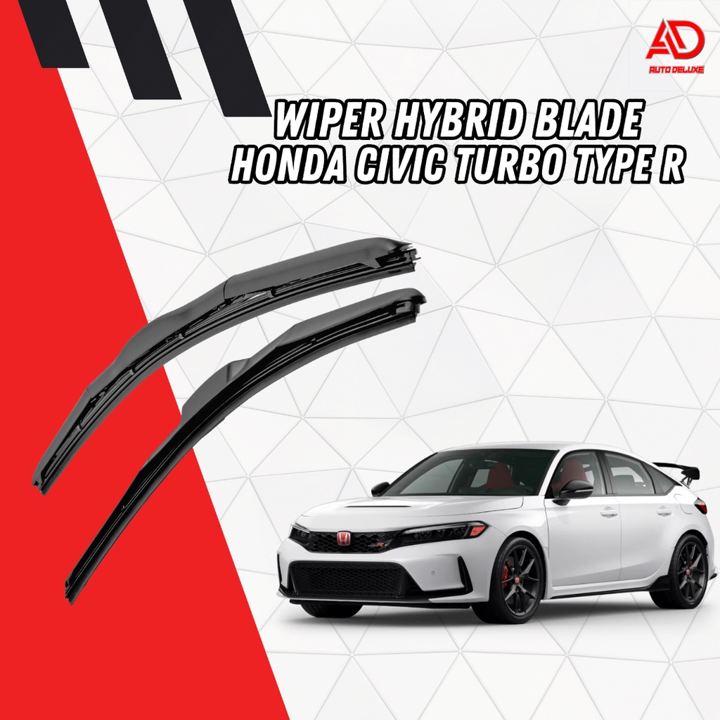 Jual Wiper Hybrid Blade Model Hybrid Untuk Honda Civic Turbo Type R Frameless Set Kiri Dan