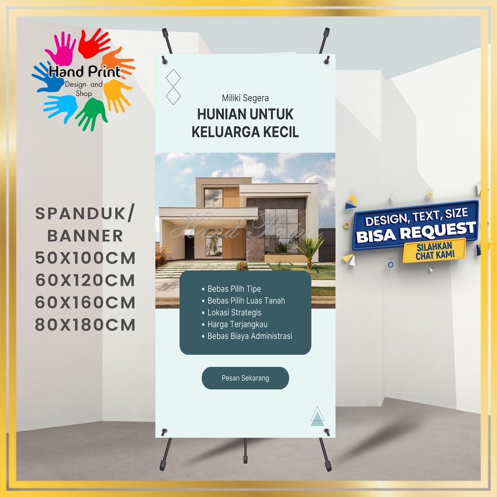 Jual SPANDUK / BANNER / MMT Promosi Jual Rumah Sewa Rumah Kontrakan ...