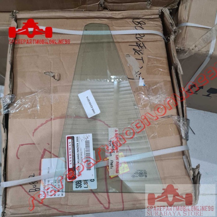 Jual Kaca Segitiga Ventilasi Mati Tengah Toyota Innova 2004 2010 Asahi ...