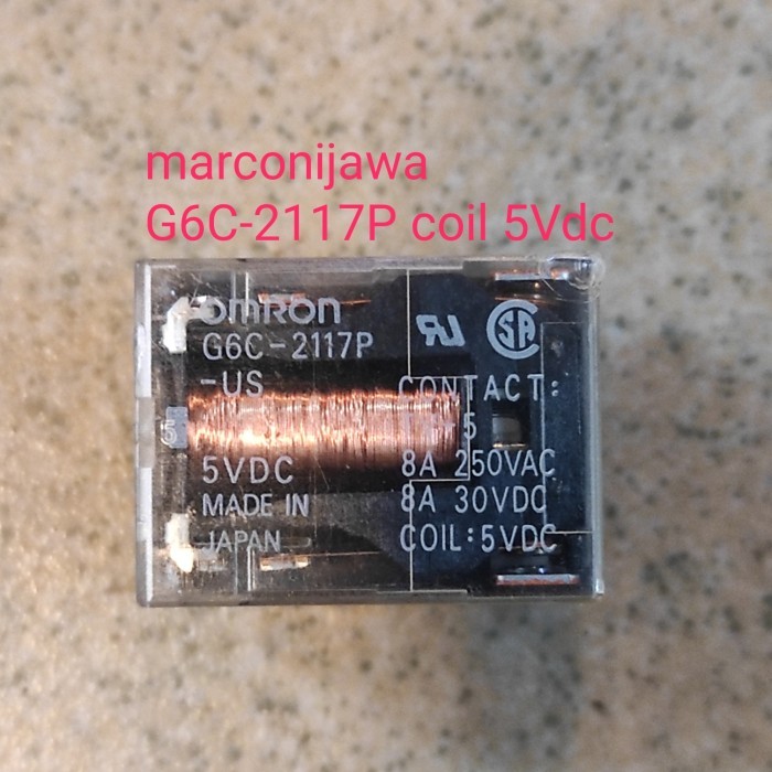 Jual AM99 Relay omron G6C-2117P 5Vdc 8A 250Vwj | Shopee Indonesia