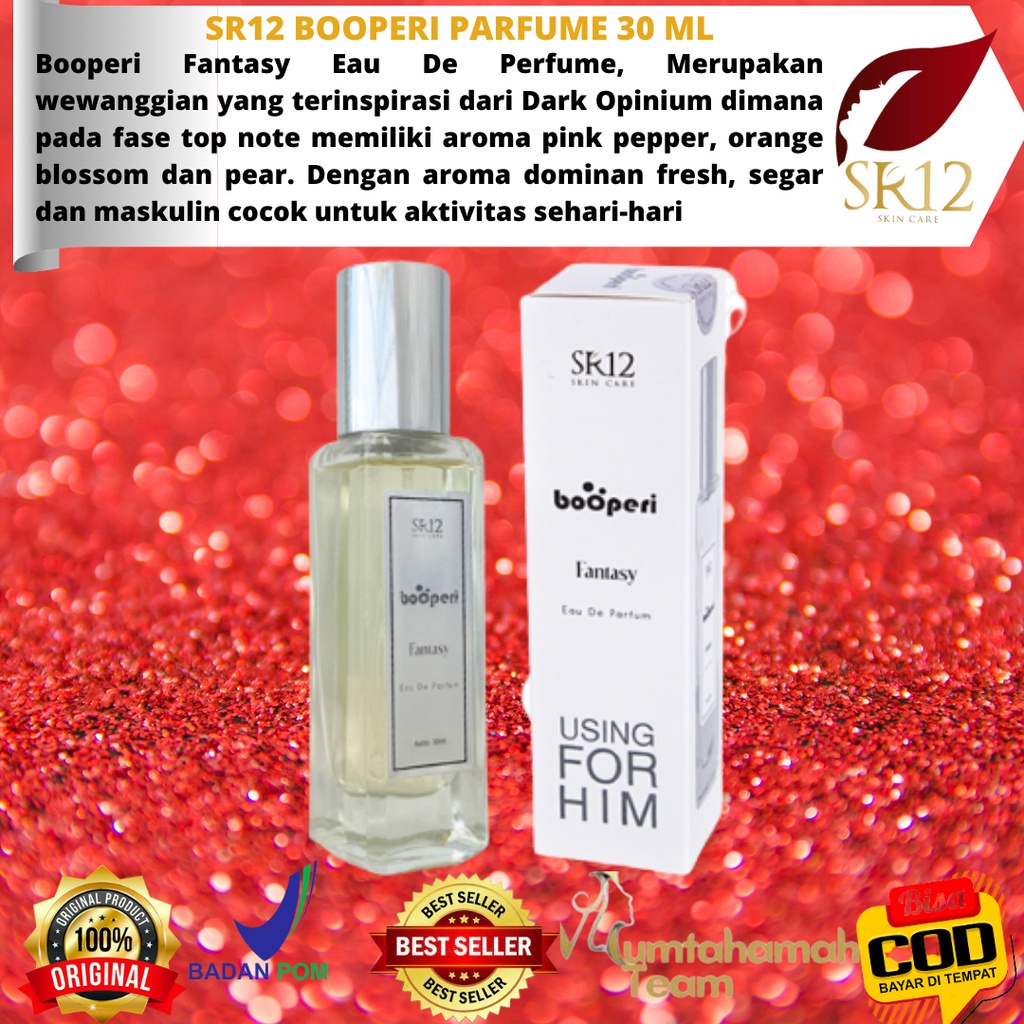 Jual Sr12 Booperi Parfume 30 Ml Tahan Hingga 12 Jam Parfum Unisex Eau De Parfume Edp 9878