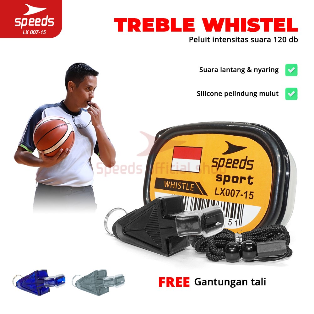 Jual SPEEDS Peluit Wasit Pluit Treble Whistle Olahraga Periwitan Sport ...