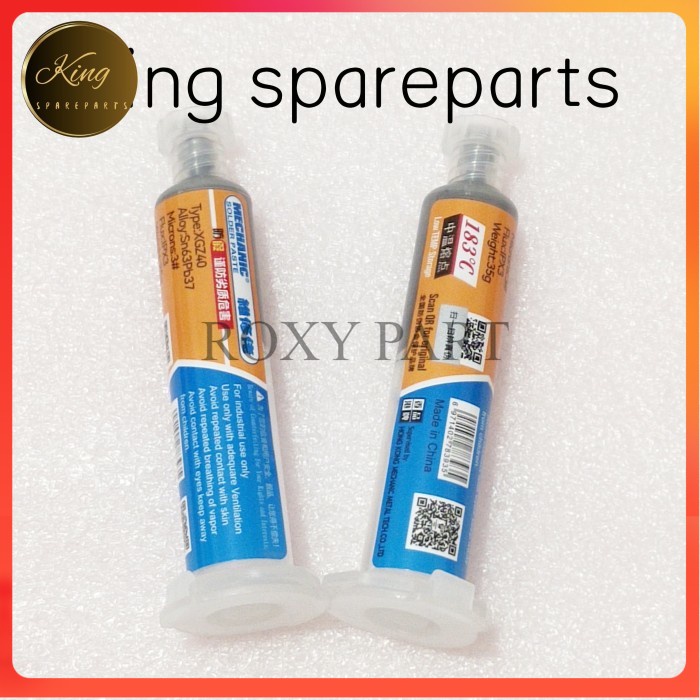 Jual MECHANIC SOLDERAN PASTE TIMAH CAIR SOLDERING PASTE XGZ04 Shopee