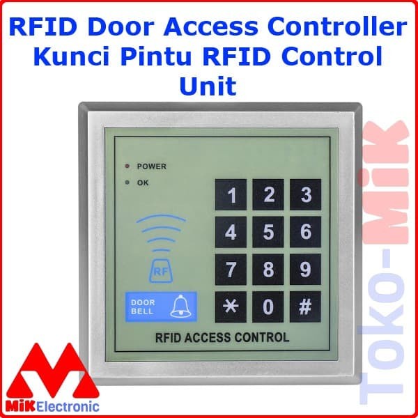 Jual RFID DOOR LOCK ACCESS CONTROLLER KUNCI PINTU RFID CONTROL SYSTEM ...