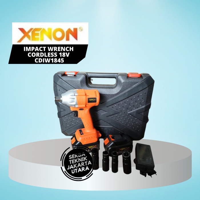 Jual XENON 18 volt Impact Wrench Cordless Brushless Alat Buka Baut
