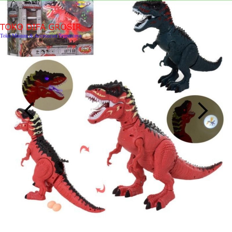 Jual DT Toys- Mainan Dinosaurus T-REX/tyrex bertelur dan terdapat ...