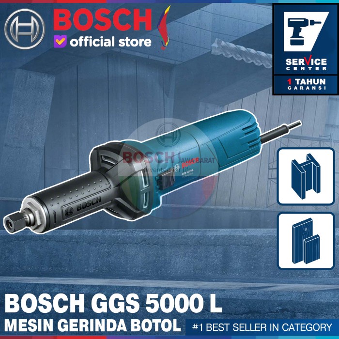 Jual Bosch Die Straight Grinder GGS 5000 L Mini Gerinda Lurus Botol