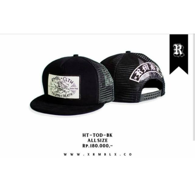 Jual Topi Rumble HAT TOD BK / Topi Keren / Pria / Topi Lokal / rumble ...