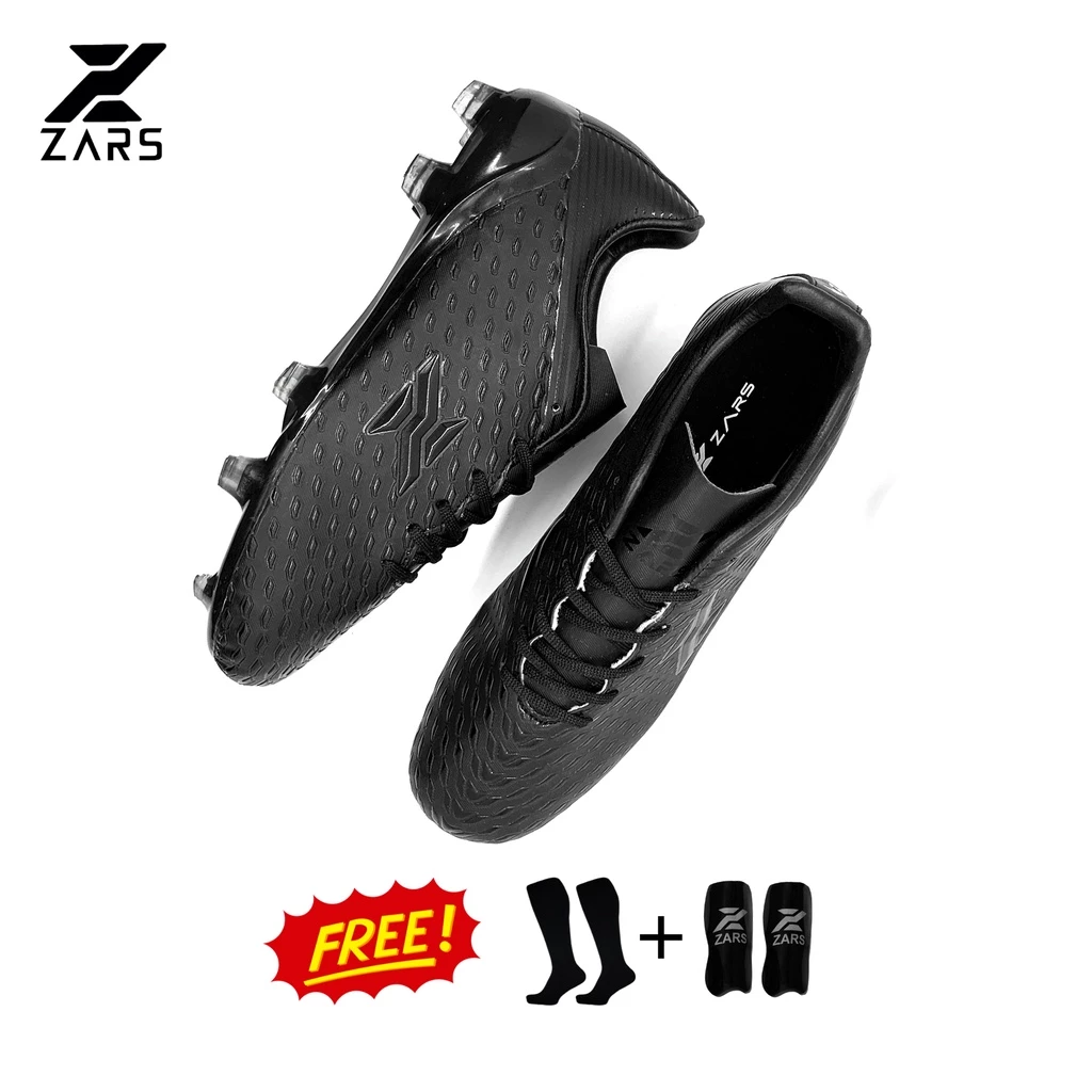 Zars Sepatu Sepak Bola Thorn Vortex Full Black - 3