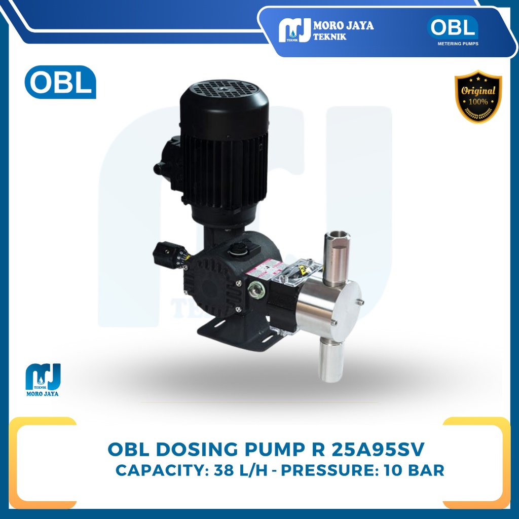 Jual Pompa Dosing Kimia OBL Chemical Dosing Pump Model R 25A95SV Shopee Indonesia