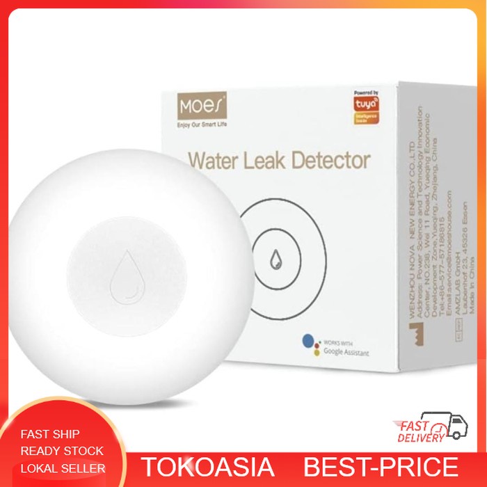 Jual MOES ZigBee Flood Sensor Water Leakage Detector Shopee Indonesia