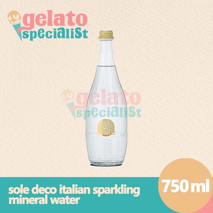 Jual Sole Deco Italian Sparkling Mineral Water Botol Kaca 750ml