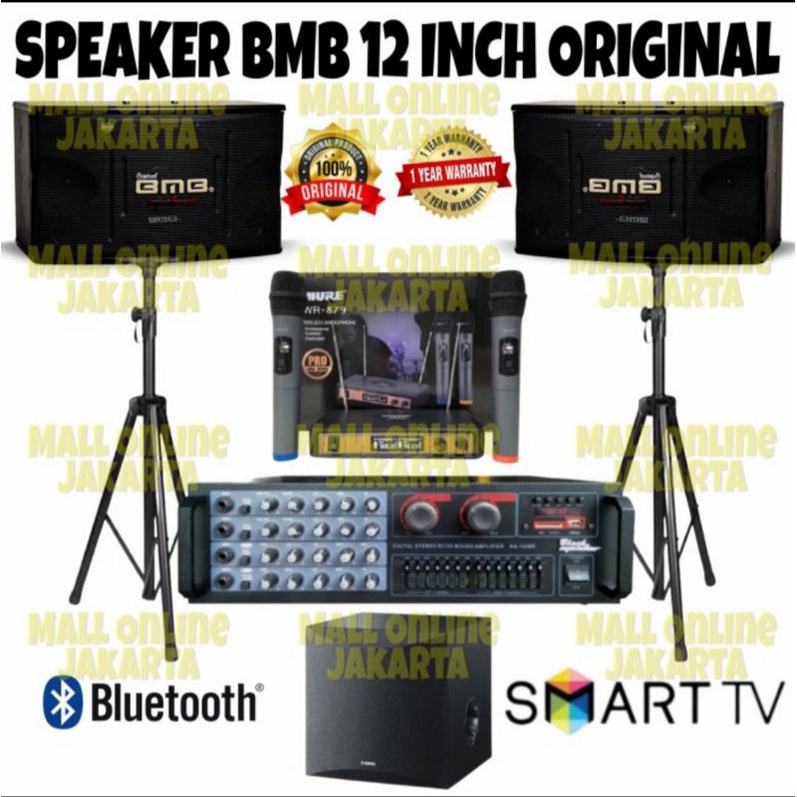 Jual Paket Sound BMB 12inch Original Karaoke Set Subwoofer Yamaha ...