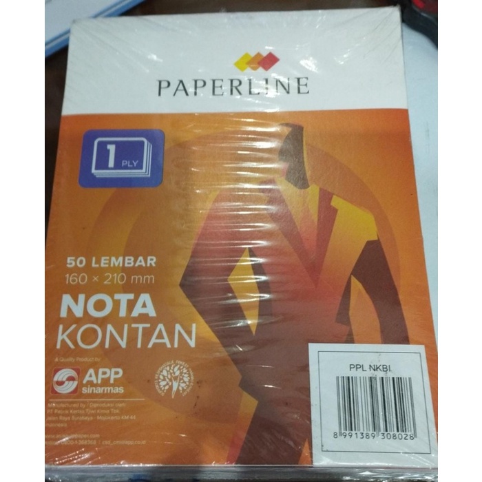 Jual PAPERLINE Nota Kontan Besar 1 ply (1 pak) | Shopee Indonesia