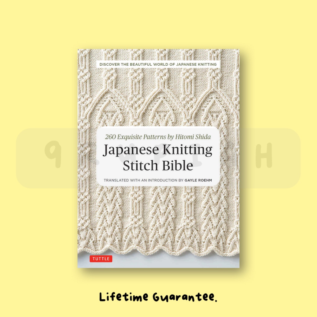 Jual Japanese Knitting Stitch Bible 260 Exquisite Patterns Hitomi