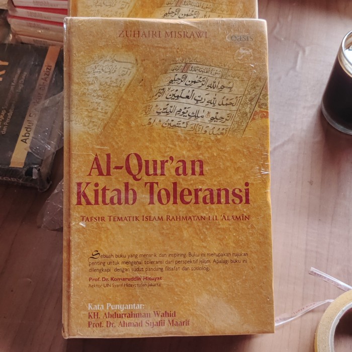 Jual Alquran Kitab Toleransi Tafsir Tematik Islam Rahmatan Lil Alamin