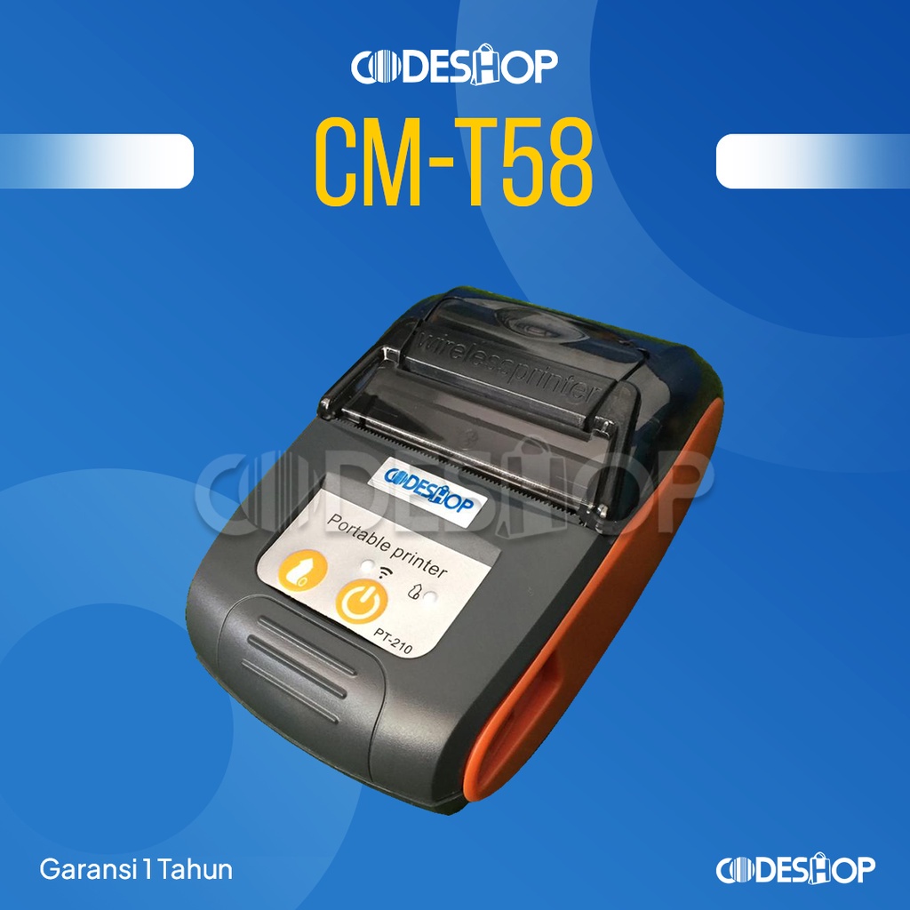 Jual Printer Kasir Bluetooth Codeshop Cmt Cetak Struk Thermal Mm Cm