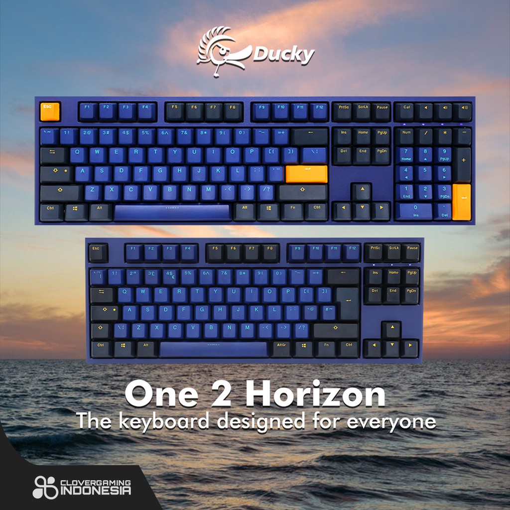 Jual Ducky One 2 Horizon Full Size TKL Mechanical Gaming Keyboard