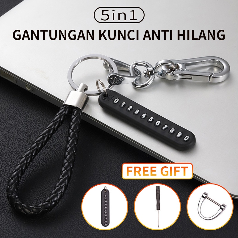 Jual Gantungan Kunci Mobil dan Motor Multifungsi dengan Label Nomor HP ...