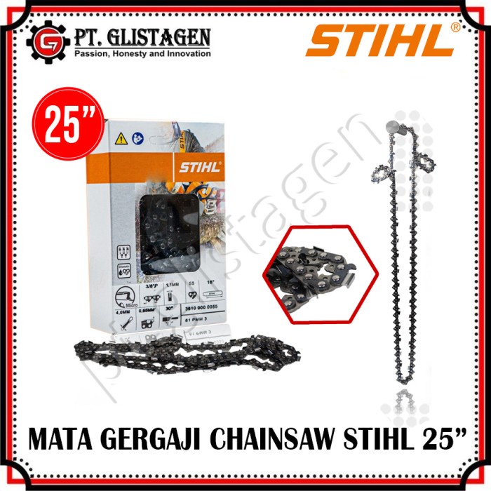 Jual Stihl Rantai Chain Saw Belah Inch Original Type