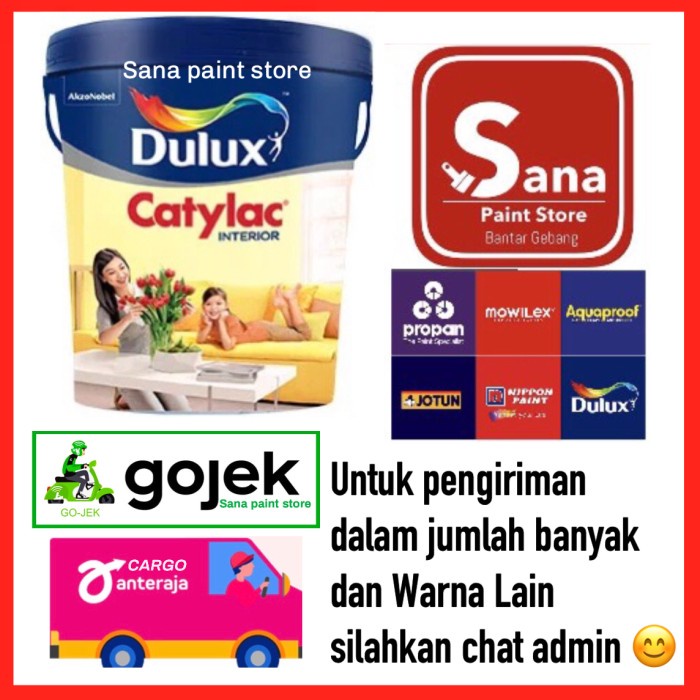 Jual Cat Dulux Catylac Kg Putih Cat Dasar Shopee Indonesia