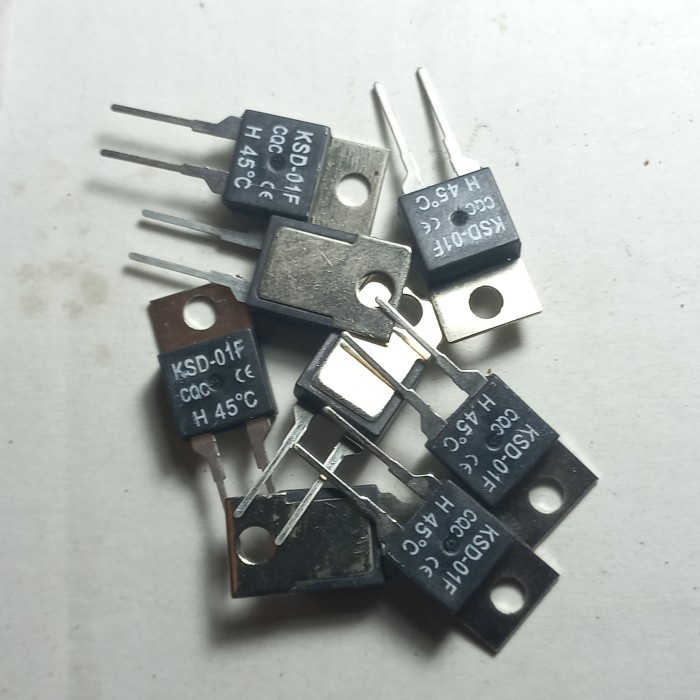 Jual KSD-01F 45°C 45C Bimetal thermostat termostat sensor suhu 45 ...