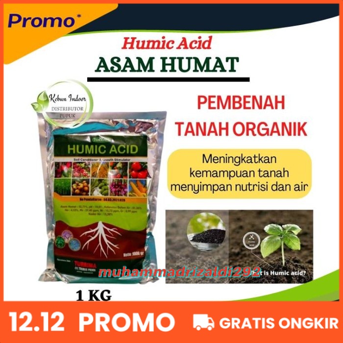 Jual Pupuk Humic Acid Humus Kg Asam Humat Kg Humic Acid Pembenah Tanah Shopee Indonesia