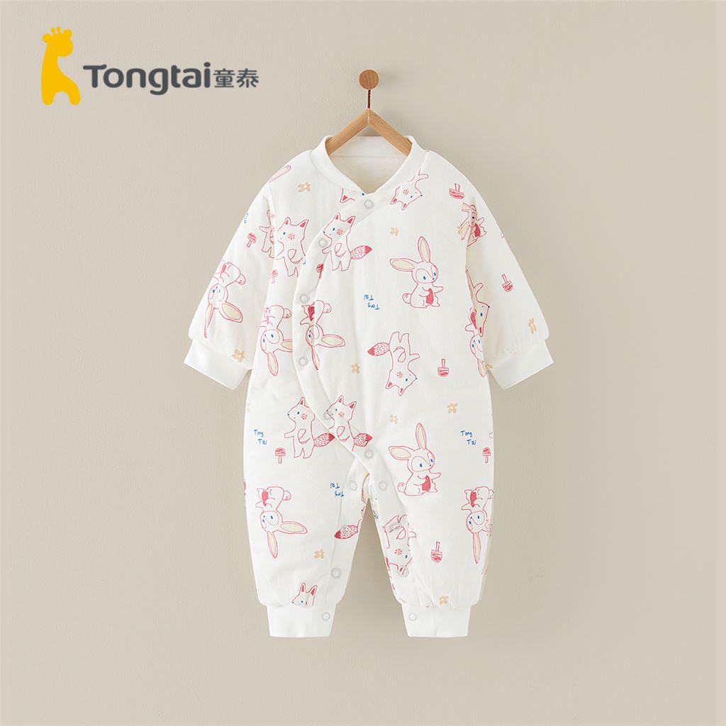 Jual Tongtai baby jumpsuit clip, cotton, winter newborn baby cotton ...