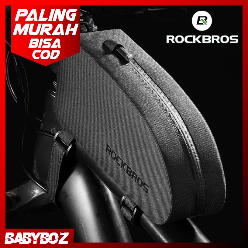 Jual Babyboz Rockbros Tas Frame Sepeda Tas Barang Rangka Sadel Sepeda Waterproof Bag As