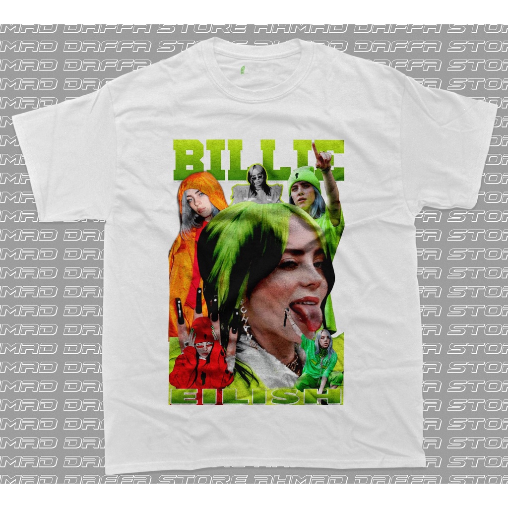 Jual Vintage Billie Eilish T Shirt Baju Kaos 55 Vintage