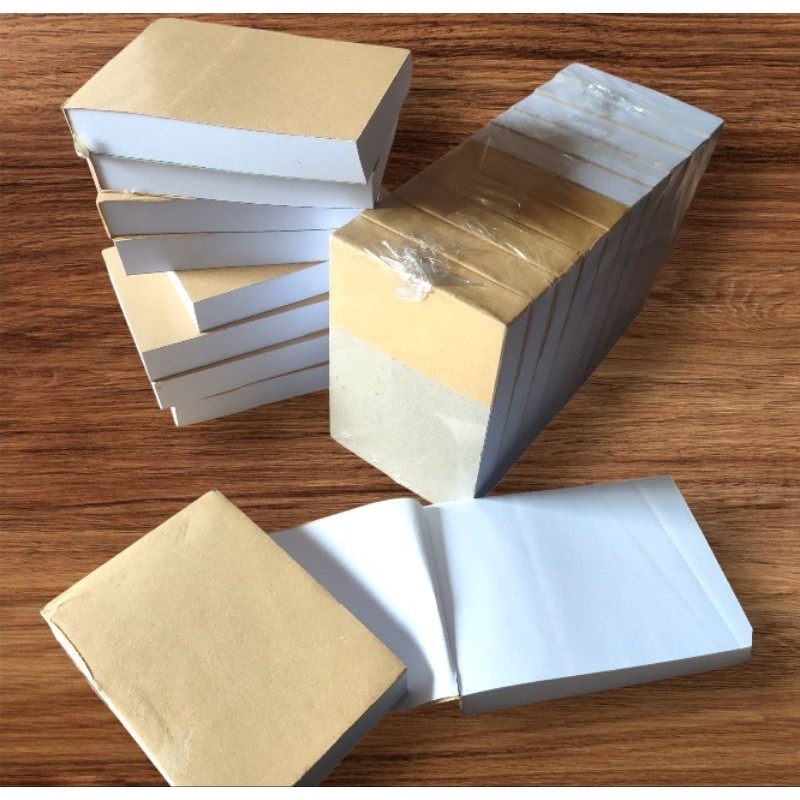 Jual MEMO/NOTA HVS KECIL UK 10 X 7 CM isi 200 & 100 lembar | Shopee ...