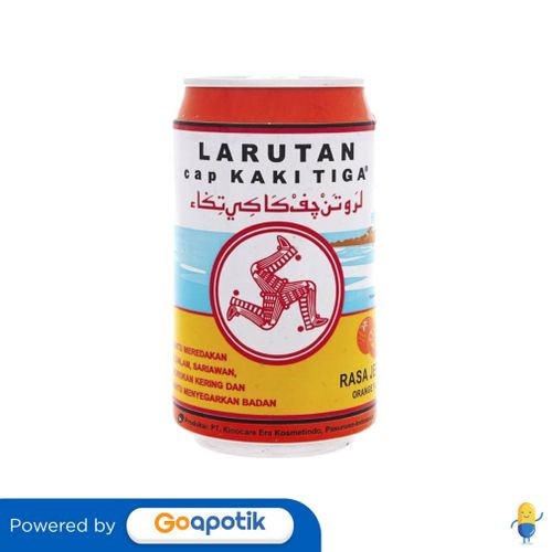 Jual Cap Kaki Tiga Larutan Penyegar Rasa Jeruk 320 Ml Kaleng | Shopee ...