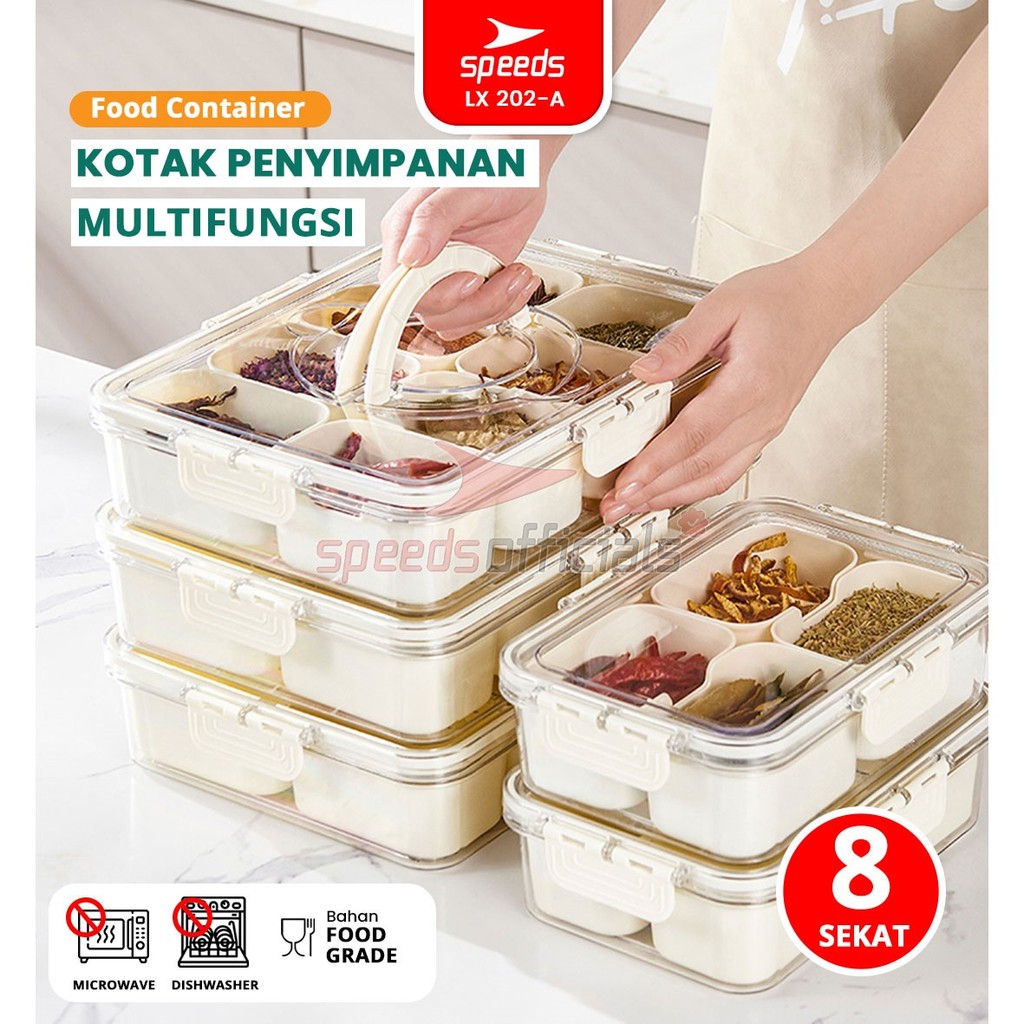 Jual SPEEDS Food Container Tempat Penyimpanan Makanan Dengan Saringan ...