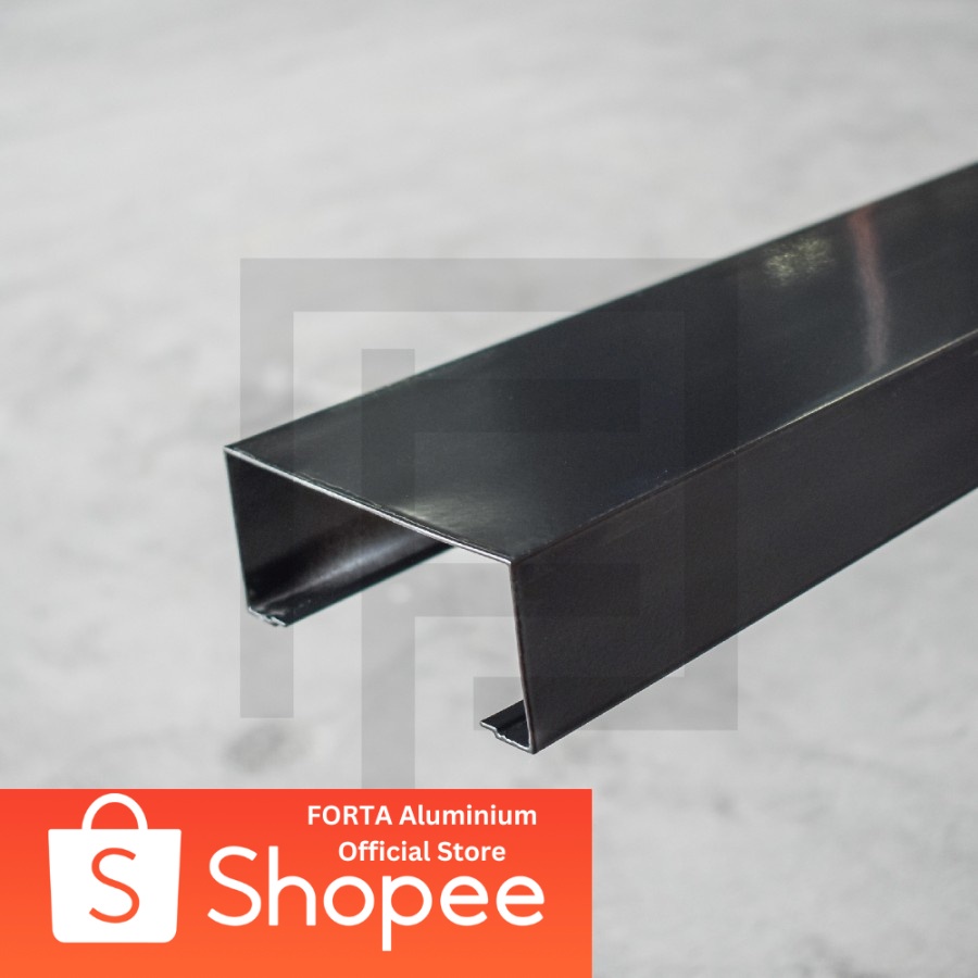Jual Aluminium FORTA ANODIZING DOFF 0560 Kusen Polos 4 Inch | Shopee