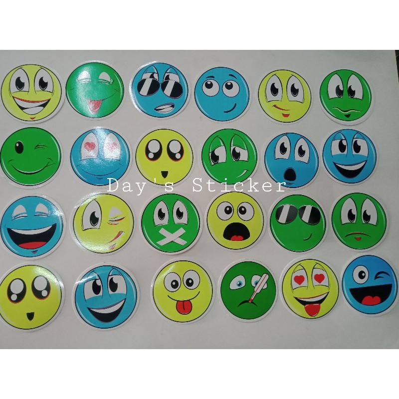 Jual Sticker Smile/Emoji desty_sticker | Shopee Indonesia