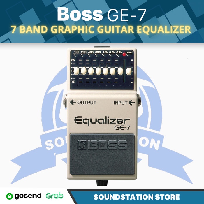 Boss GE-7 Equalizer Pédale compression / sustain / noise gate