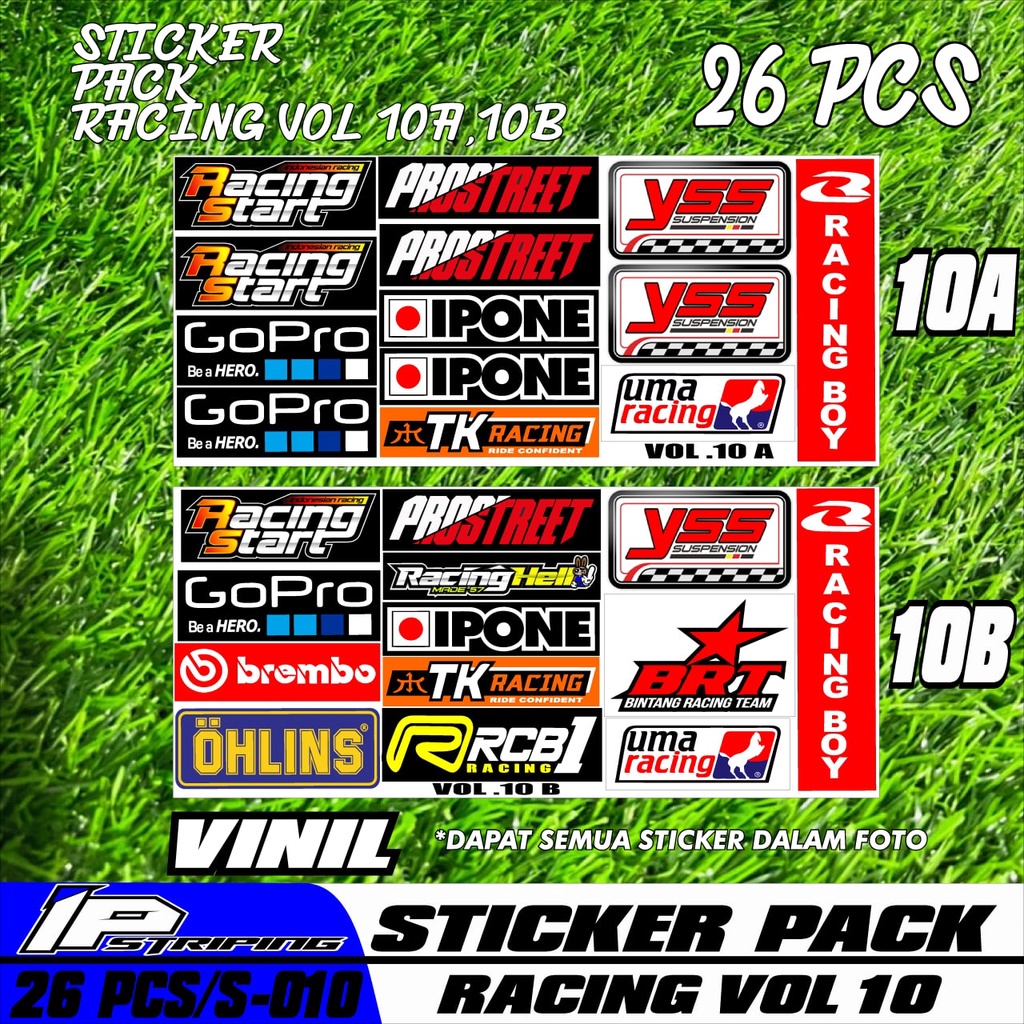 Jual (COD)STICKER PACK RACING / STIKER PACK / STIKER MOTOR / STICKER ...