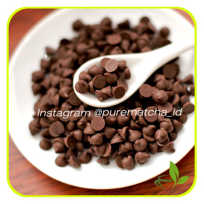 Jual HK85 Tulip Dark Choco Chips Chocolate Compound Cokelat Chip Coklat ...