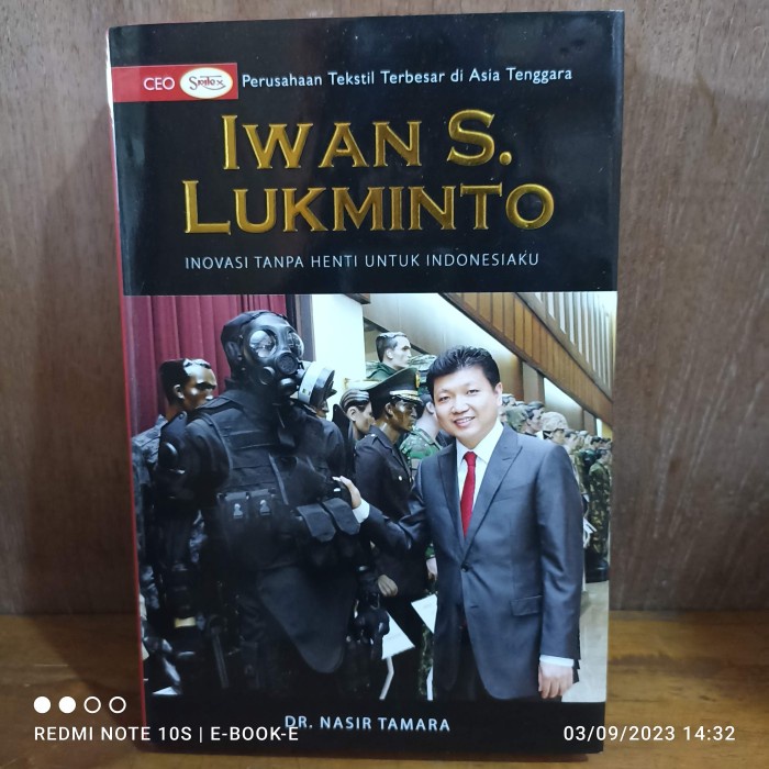 Jual Buku Biografi Iwan S Lukminto Inovasi Tanpa Henti HC 352 Hal ...